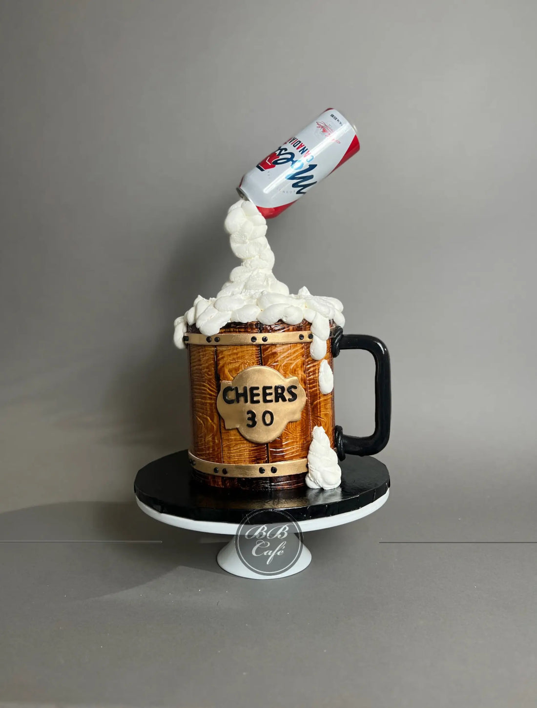 Zero - gravity viking barrel mug - custom cake